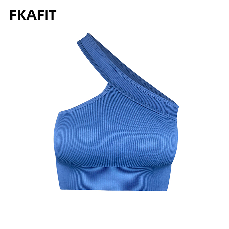 Sports Bra Racerback - Damski krótki biustonosz do jogi seksowny