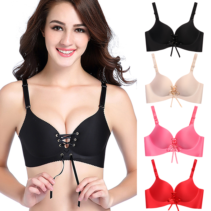 Wirefree Bra Comfort - Damski seksowny biustonosz push-up bez fiszbin,