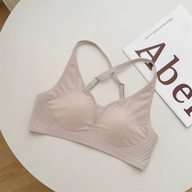 T Shirt Bra Seamless - Biustonosz Minimizer dla Dużego Biustu, Cienki,