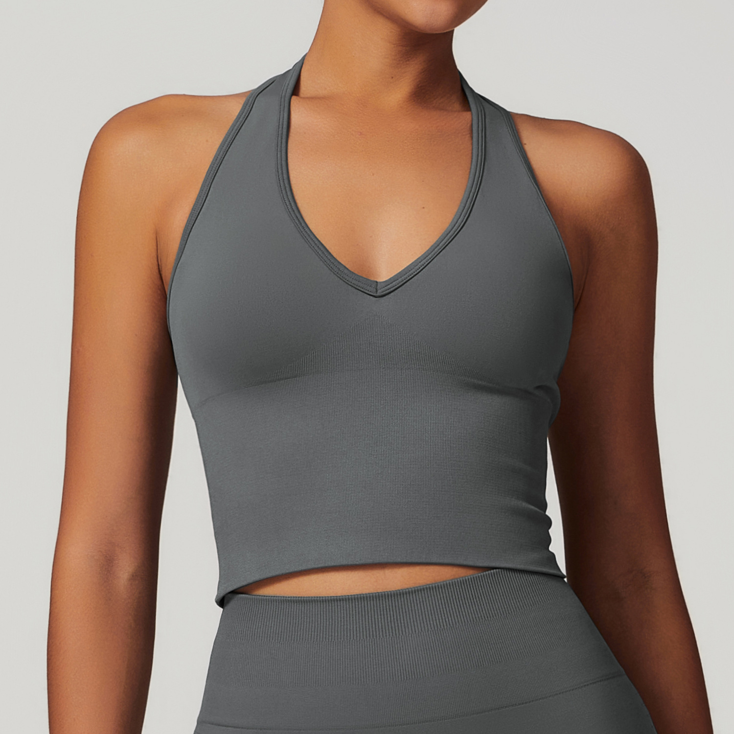 Sports Bra Racerback - Damski biustonosz sportowy Tank Top Gym