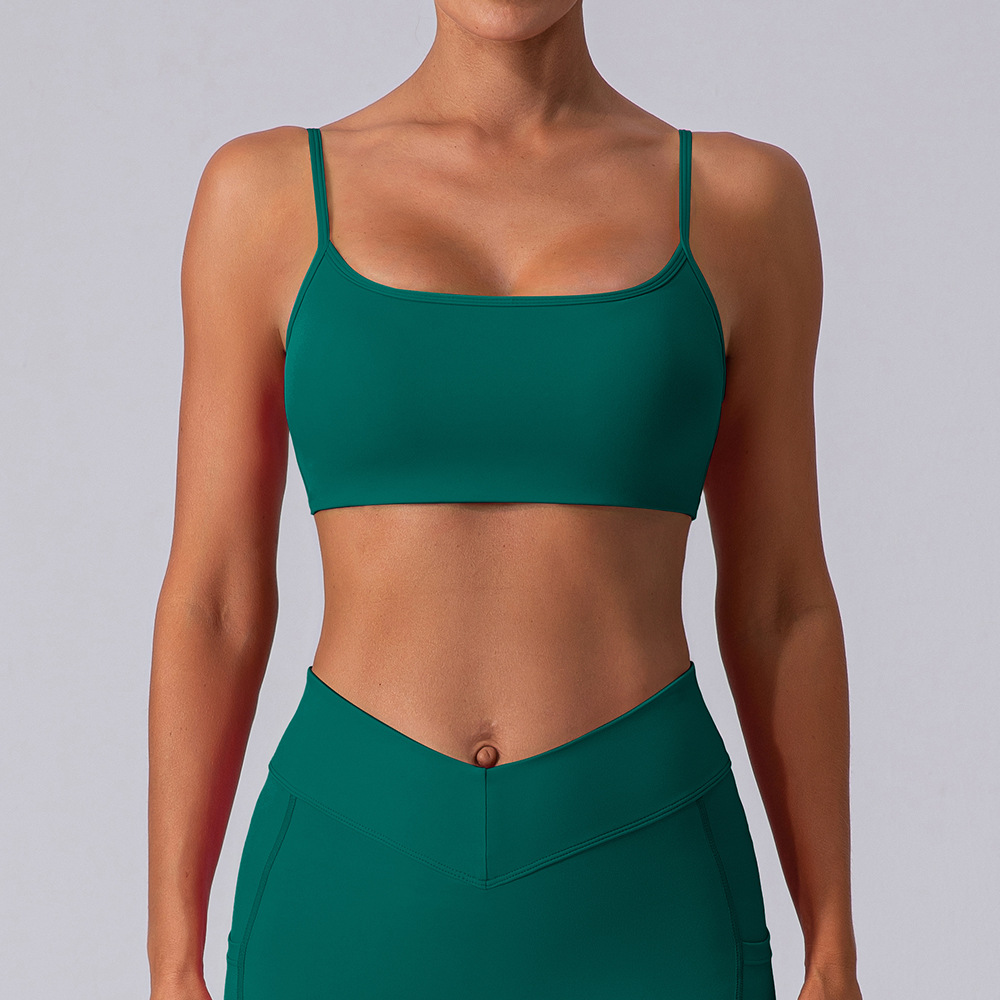 Sports Bra Racerback - Biustonosz sportowy damski, odporny na wstrząsy,