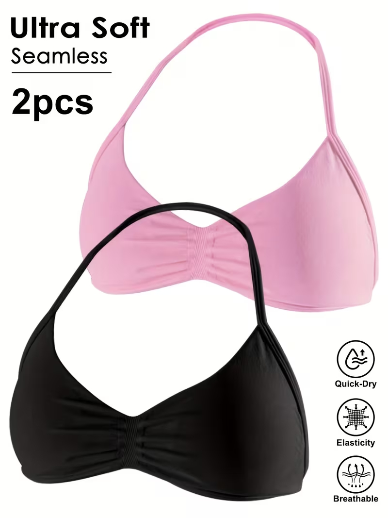 2 szt. Bezszwowe, seksowne top – Underwire Bra Padded recenzja i cena