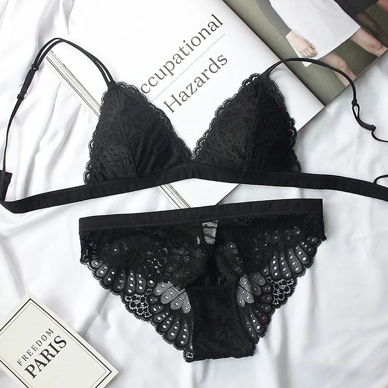 Komplet bielizny: koronkowy bi – Sleep Bra Bralette recenzja i cena